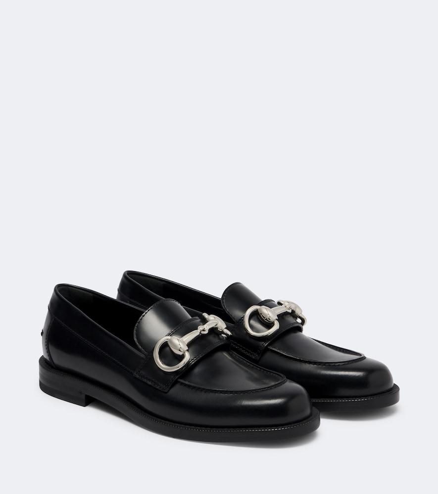 gucci boulevard leather penny loafers