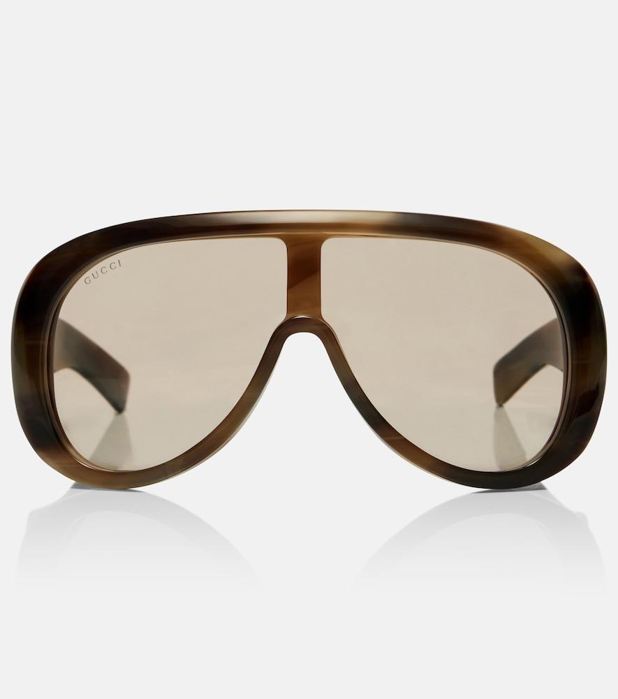 gucci flat-top sunglasses