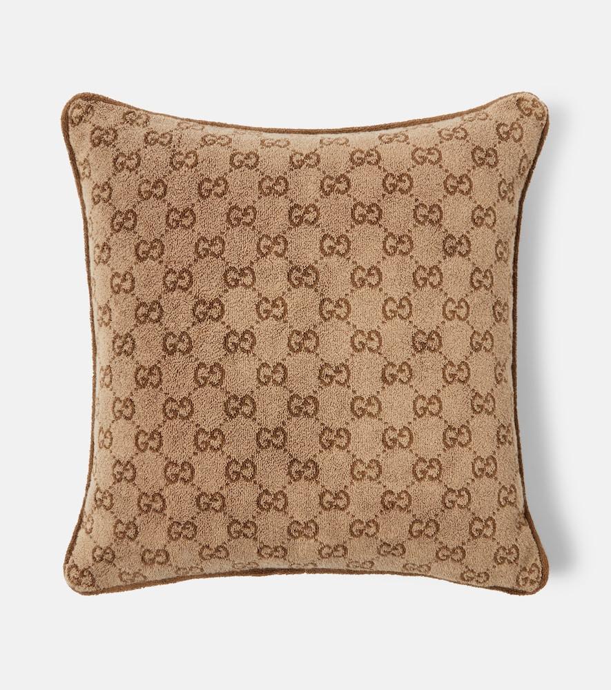 gucci gg cotton terry cushion