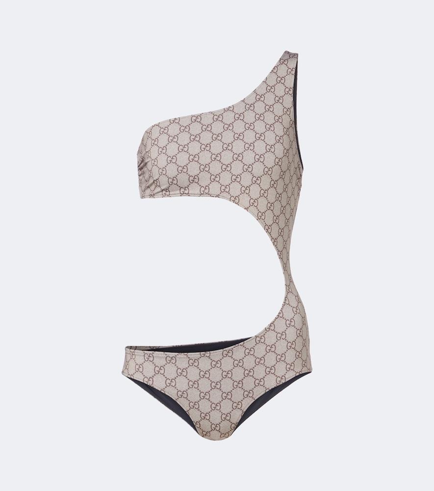 gucci gg cutout swimsuit