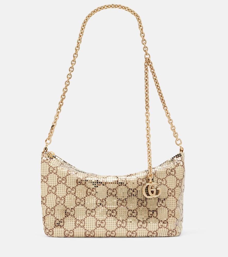 gucci gg mesh shoulder bag