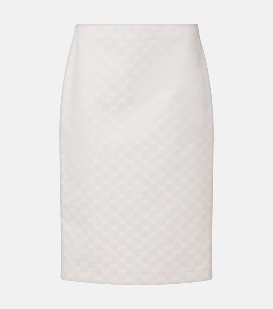 gucci gg midi skirt