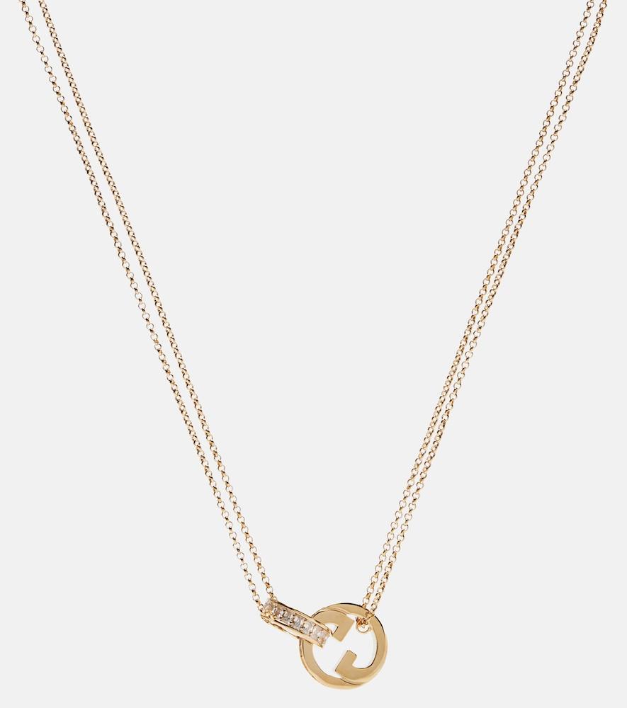 gucci gucci blondie interlocking g necklace