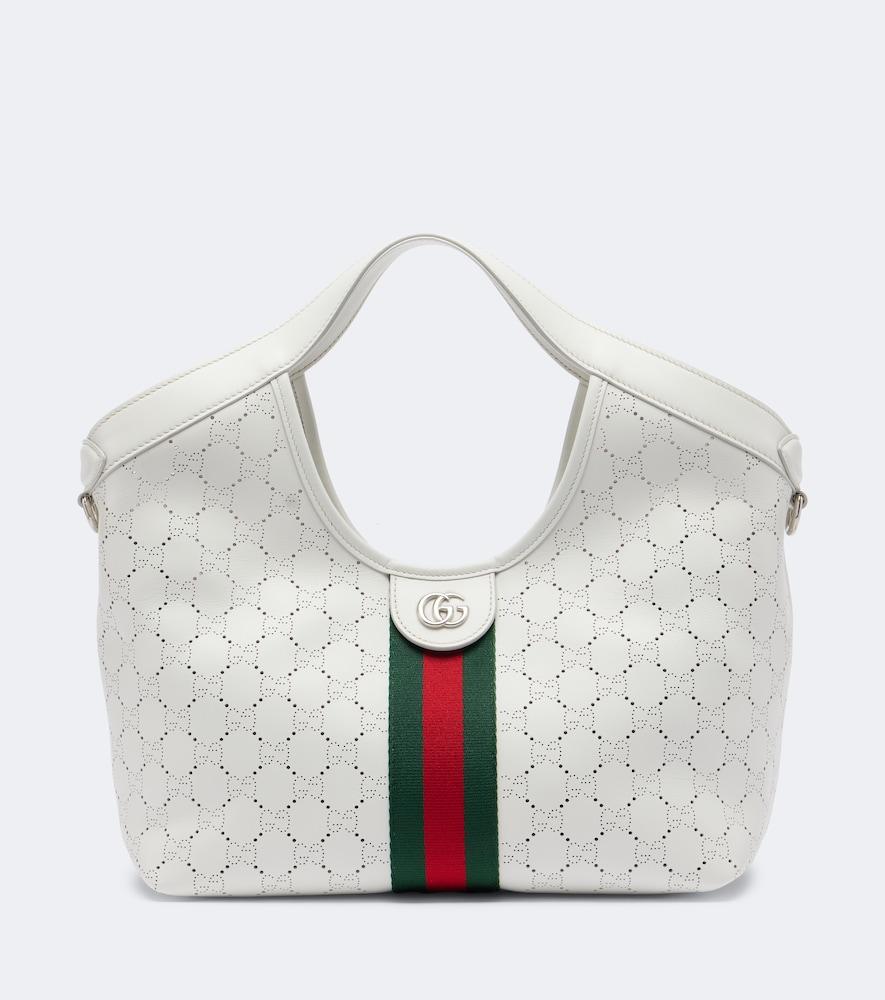 gucci gucci giglio small leather tote bag