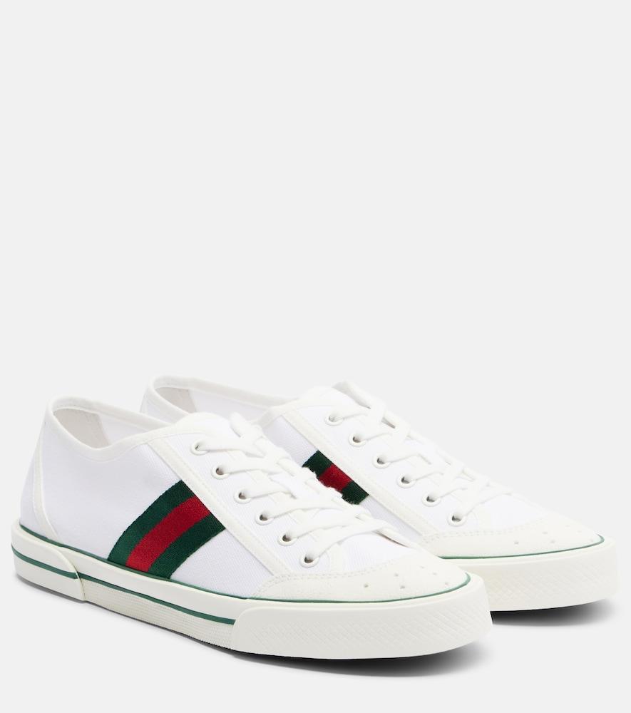 gucci gucci tennis 1977 canvas sneakers
