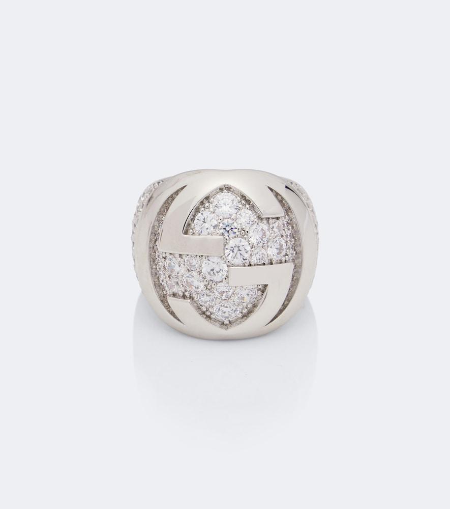 gucci interlocking g embellished ring