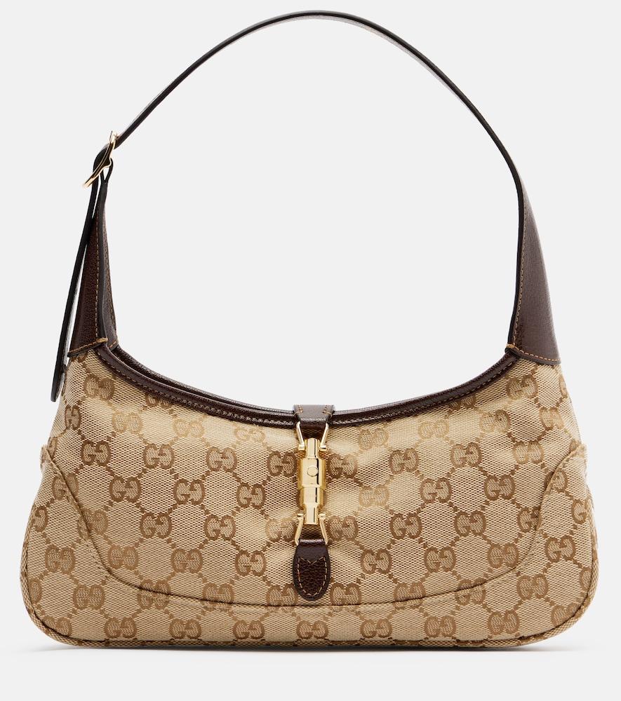 gucci jackie slim medium gg canvas shoulder bag