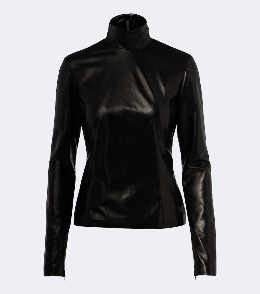 gucci leather top
