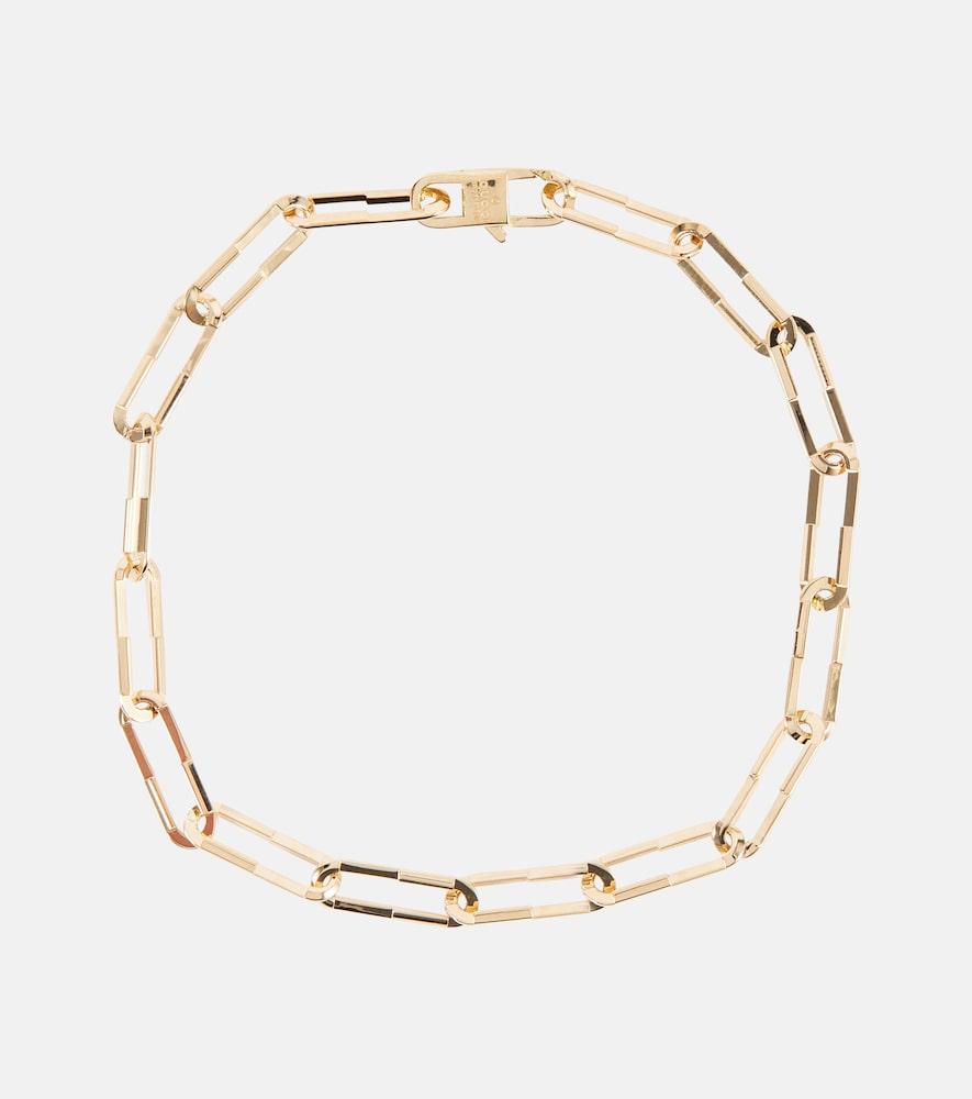 gucci link to love 18kt gold bracelet