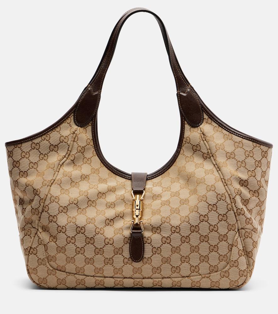 gucci mercato gg canvas medium tote bag