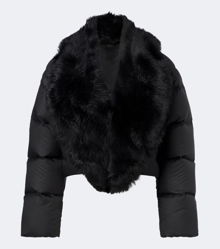 gucci padded down jacket