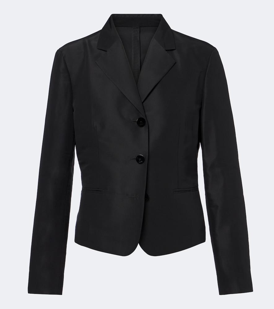 gucci silk faille jacket
