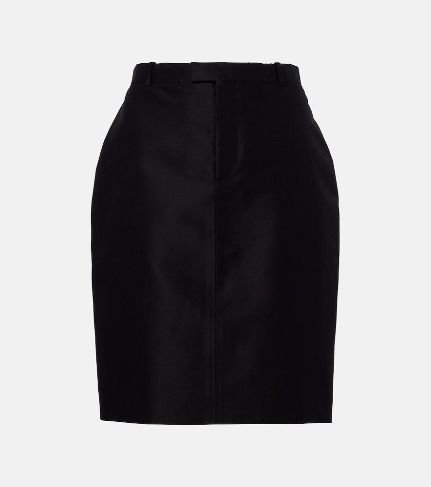 gucci silk miniskirt
