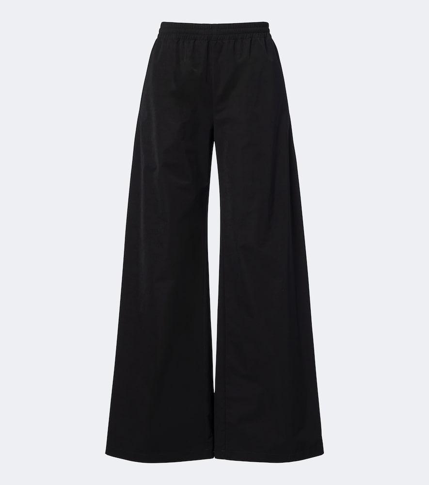 gucci technical twill wide-leg pants