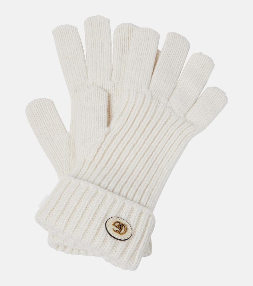 gucci wool and cashmere gloves