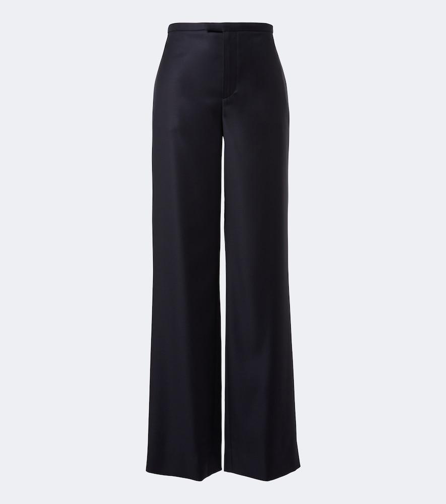 gucci wool wide-leg pants