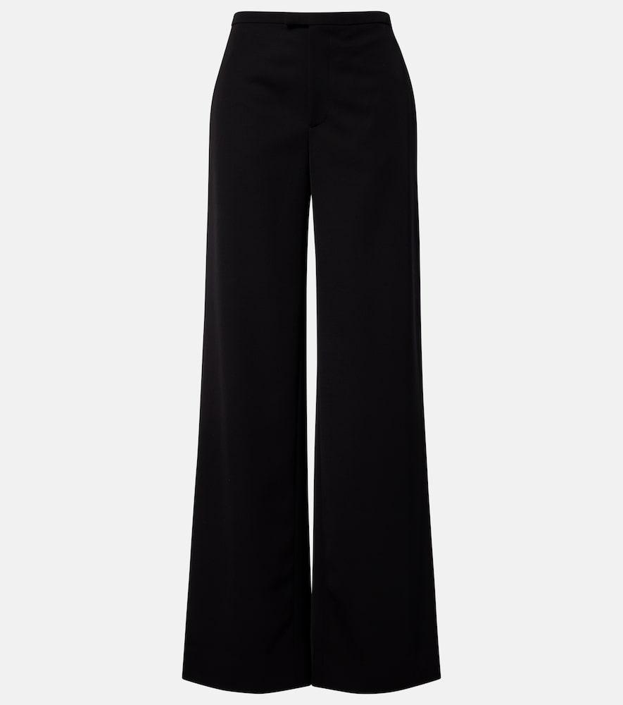 gucci wool wide-leg pants
