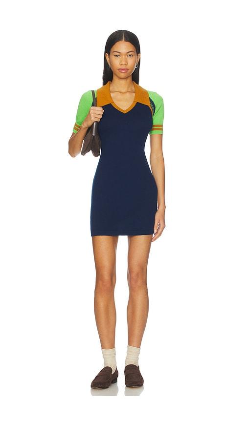 guest in residence ace polo dress in navy. - size l (also in m)
