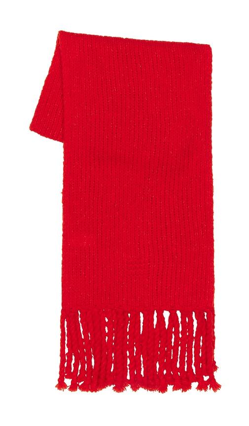 guest in residence cloud scarf in red.