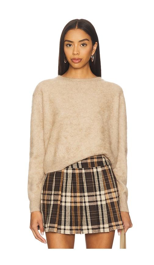 guest in residence grizzly crew sweater in beige. - size s (also in xs, xl)