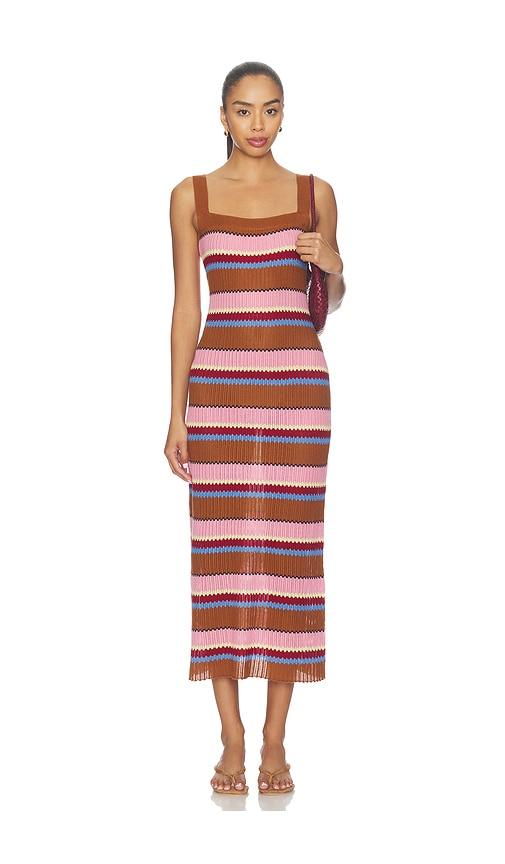 guest in residence palazzo dress in multi. - size l (also in xs, s, m)