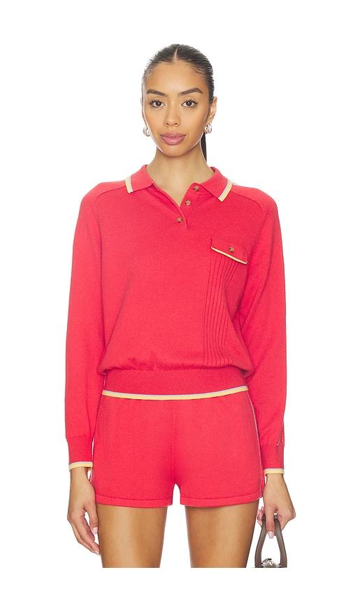 guest in residence relay polo in red. - size m (also in xs)