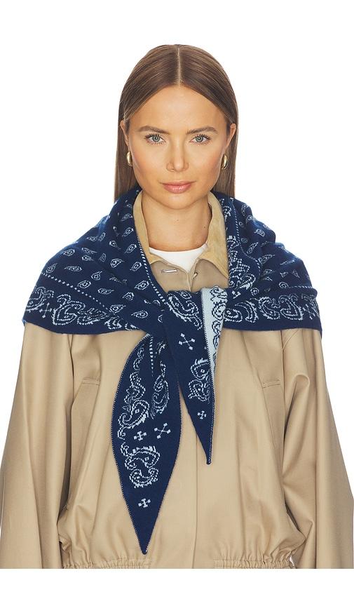 guest in residence the wild rag in navy.