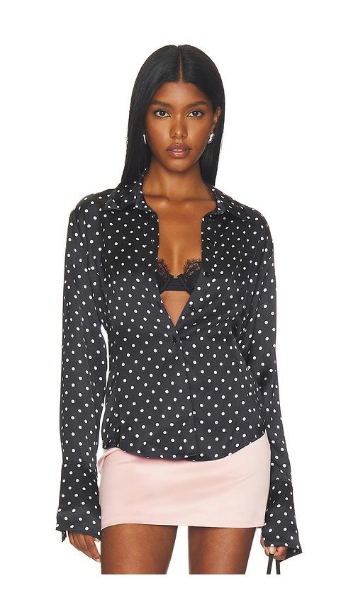 guizio bianca top in black. - size l (also in m, s, xl, xs, xxs)