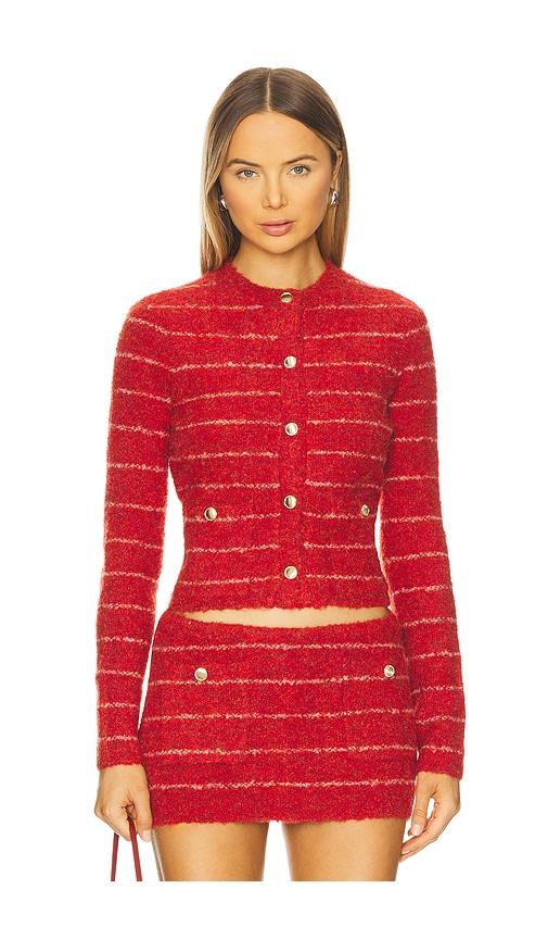 guizio carline cardigan in red. - size m (also in xs, s)