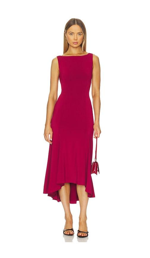 guizio daye midi dress in red. - size xl (also in xs)