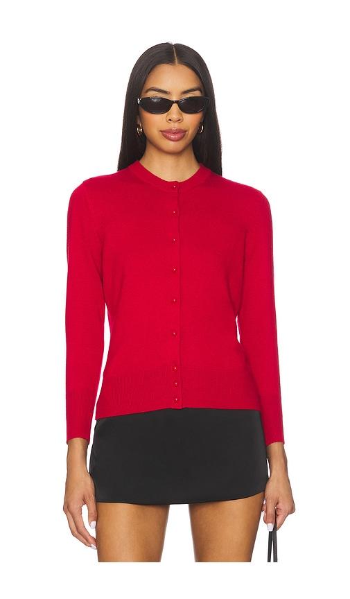 guizio emelie cardigan in red. - size xs (also in xxs)