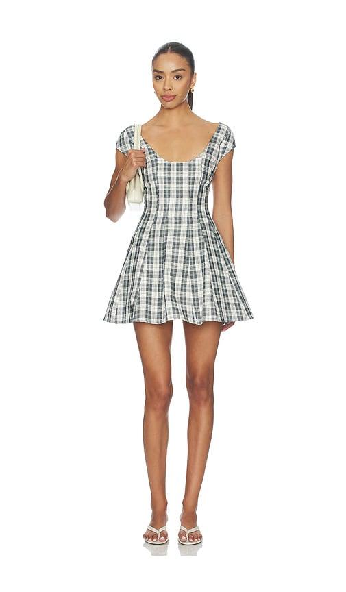 guizio leila mini dress in green. - size m (also in xxs, xs, s)