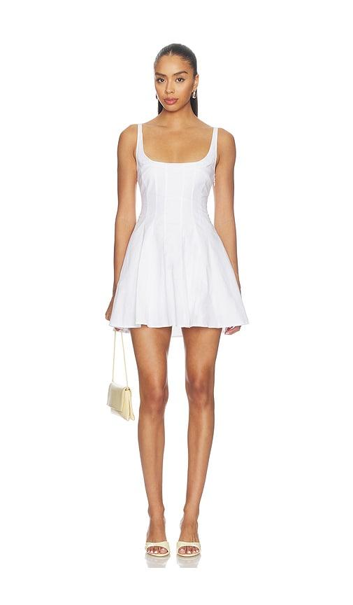 guizio leila tank mini dress in white. - size m (also in s)