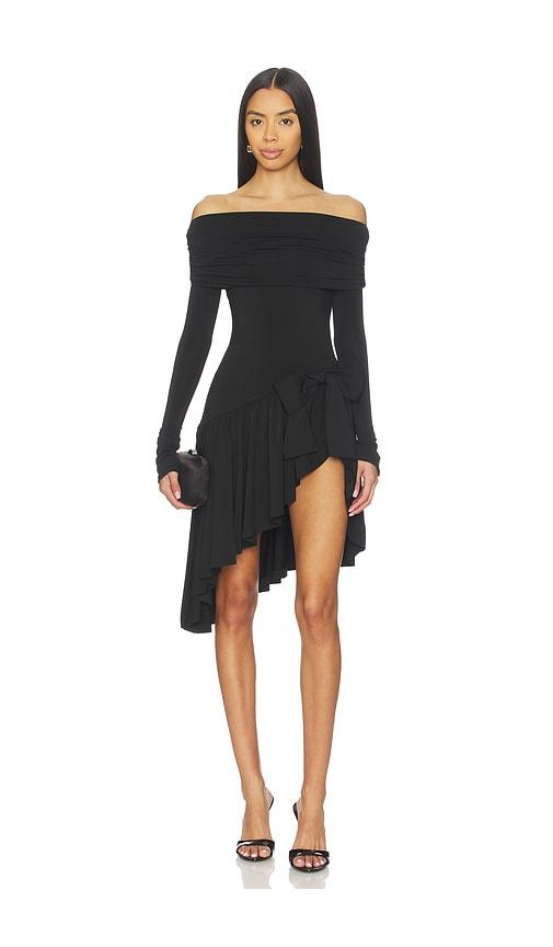 guizio lola mini dress in black. - size m (also in xs, s)
