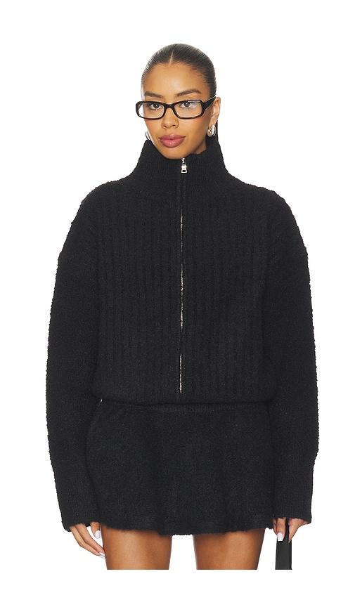 guizio mila zip up jacket in black. - size xs (also in xxs)