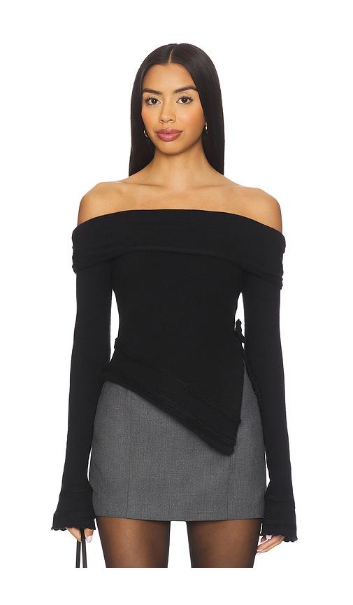 guizio soler top in black. - size l (also in xs, s, m)