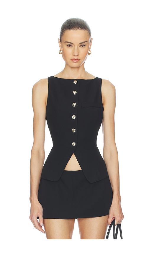guizio troyes top in black. - size l (also in xxs, xs, s, m)