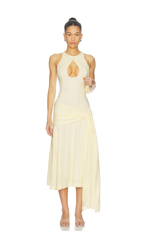 guizio victoire dress in yellow. - size m (also in xxs, xs, s)