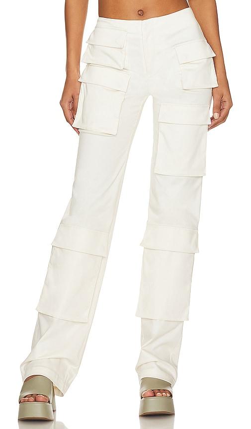 h:ours sedona pant in cream. - size l (also in m, xl, xs)