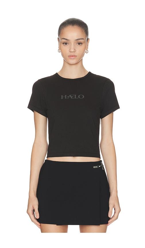 haelo id tee in black. - size m (also in s, xs)