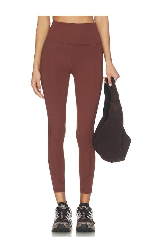 halfdays kara 7/8 legging in brown. - size l (also in m, s, xl, xs)