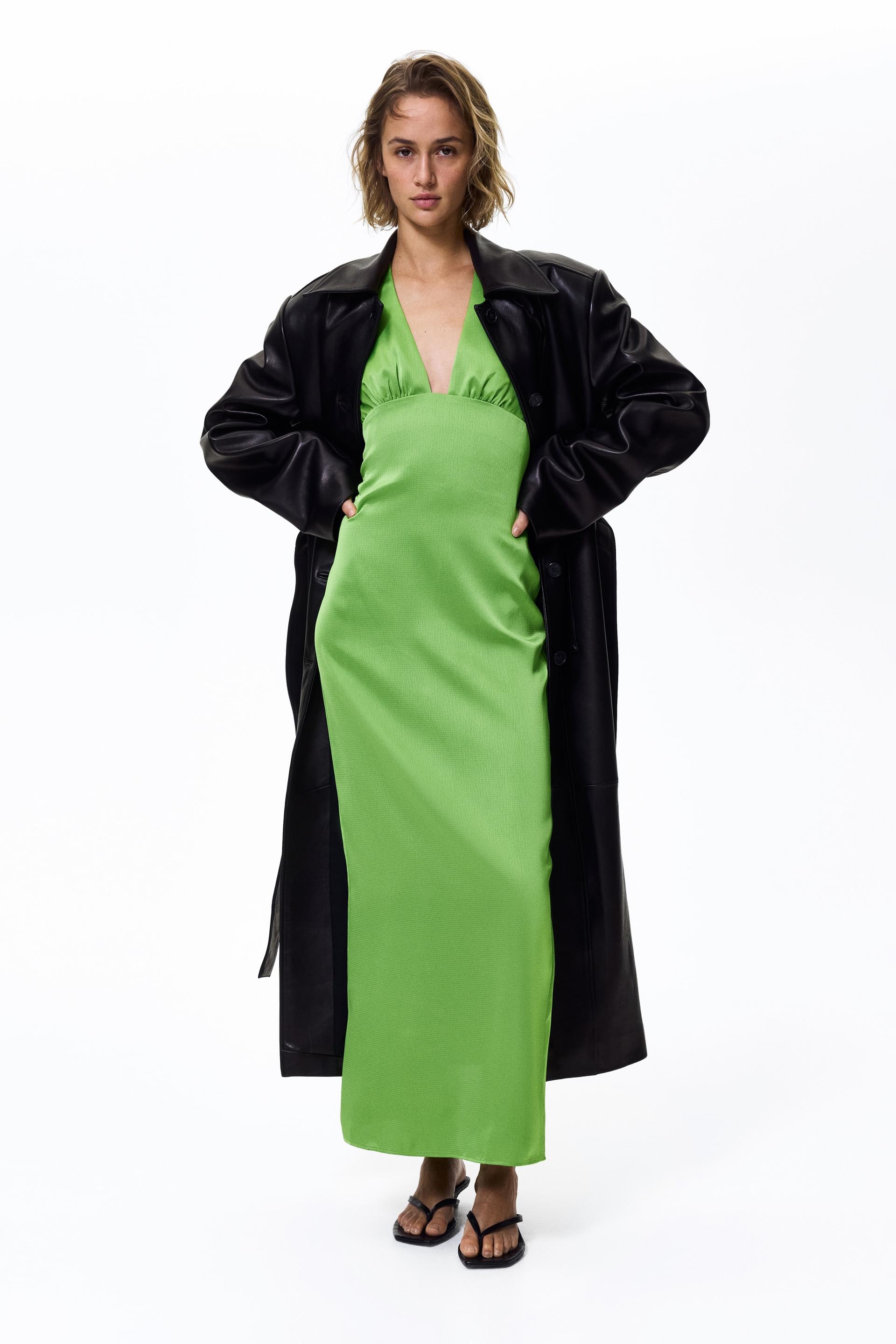 halterneck dress