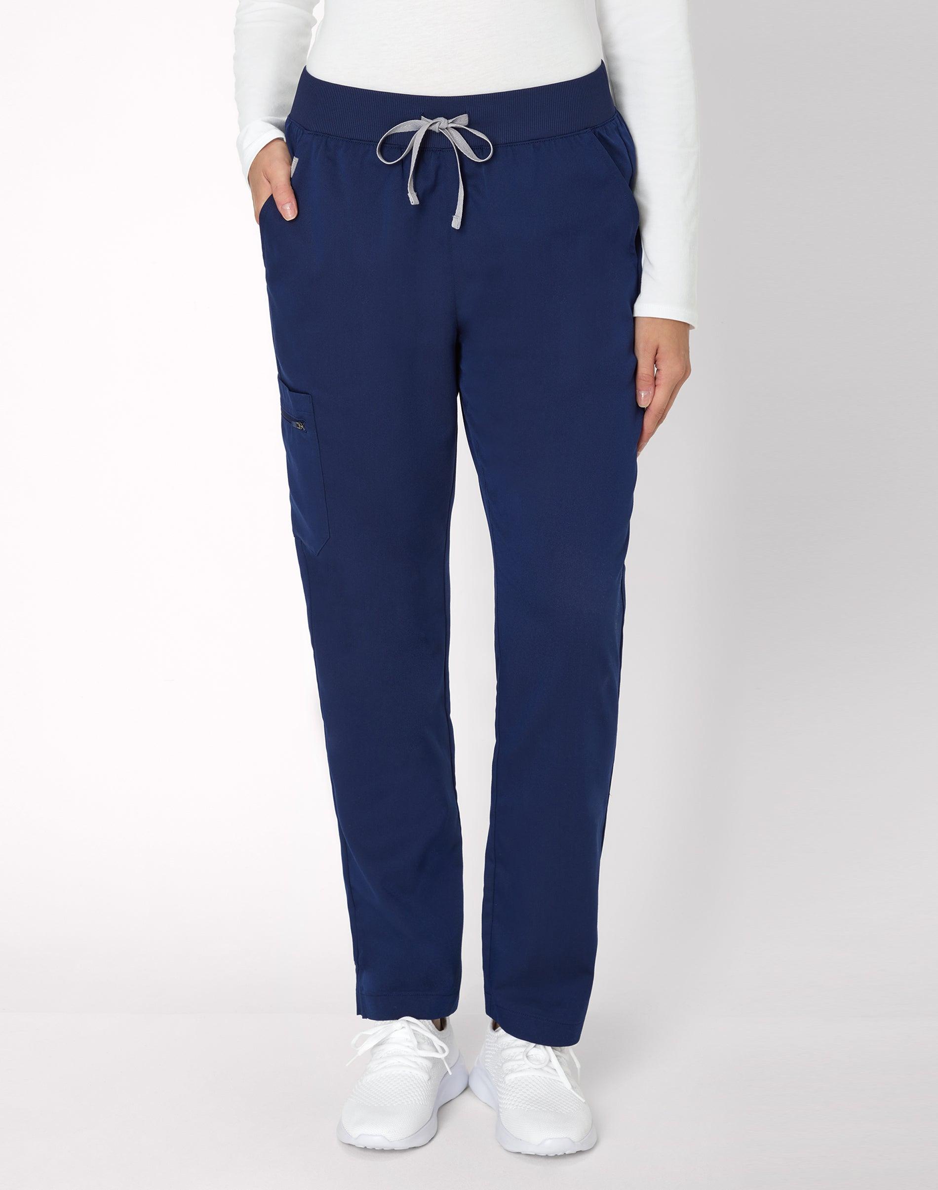 hanes comfort fit scrubs women's scrub pants athletic navy xs