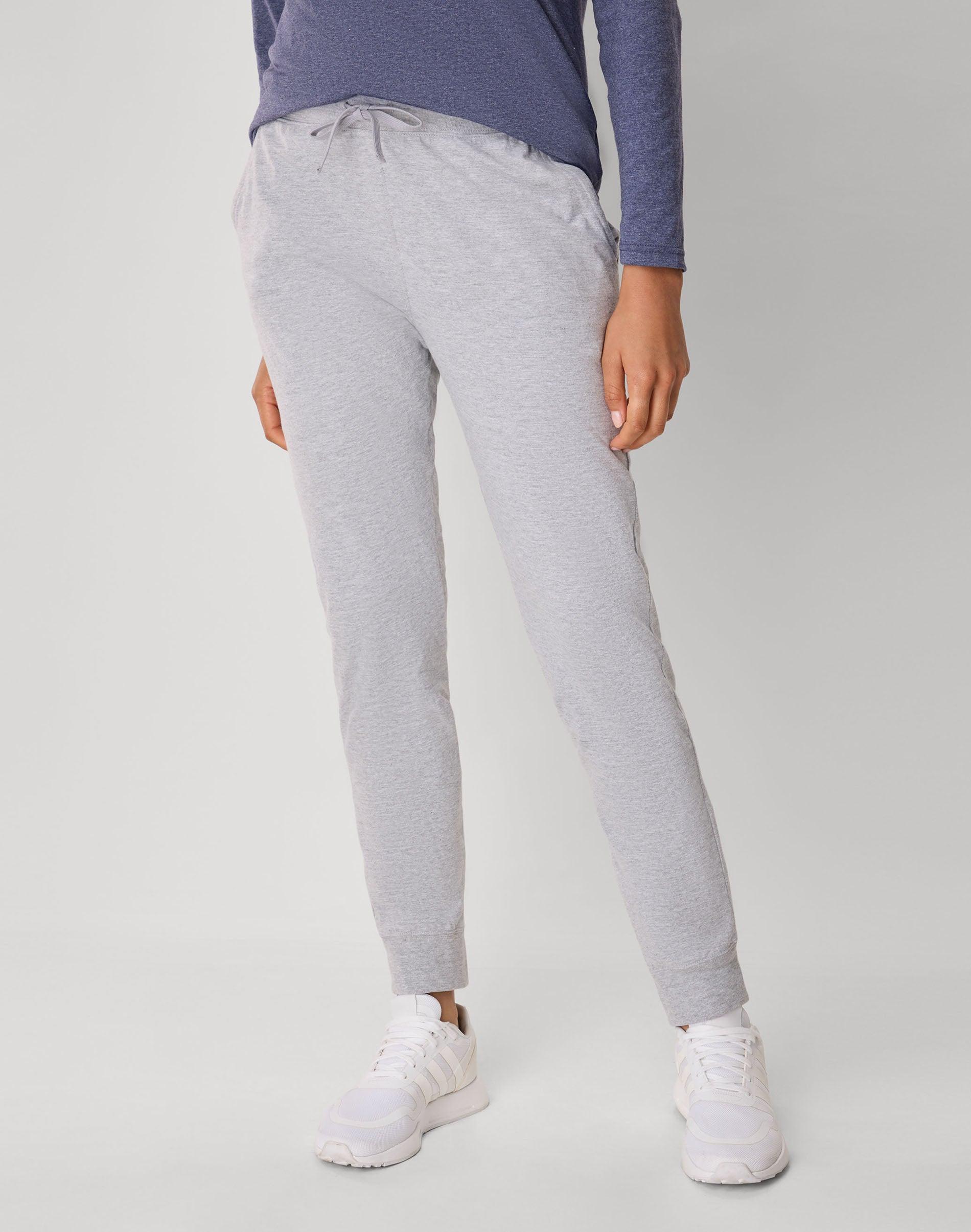 hanes originals women's cotton joggers, 29" light steel xs
