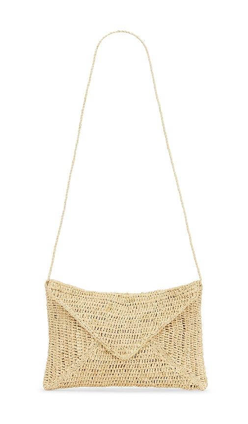 hat attack emmie envelope clutch in neutral.