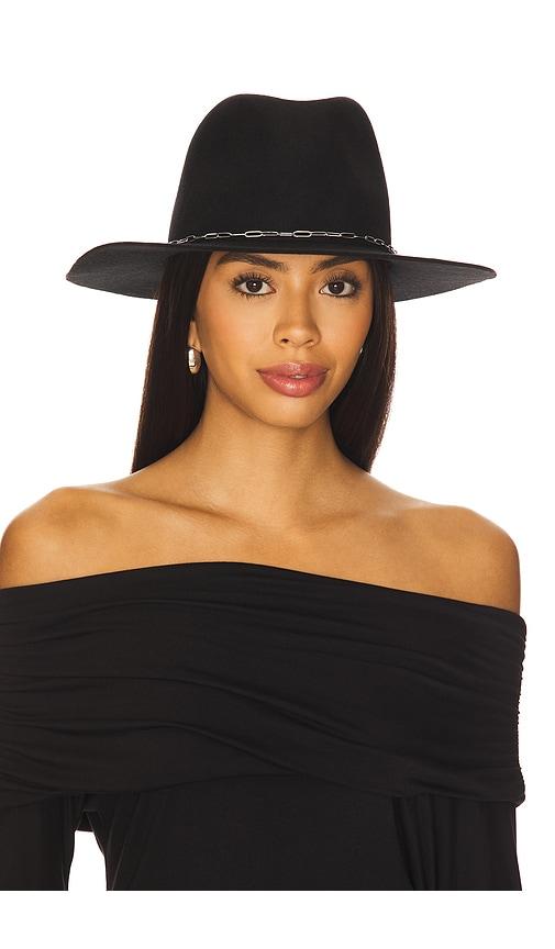 hat attack harper fedora hat in black.