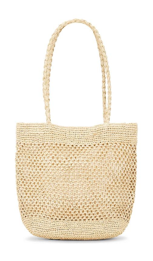 hat attack lissa day tote bag in neutral.