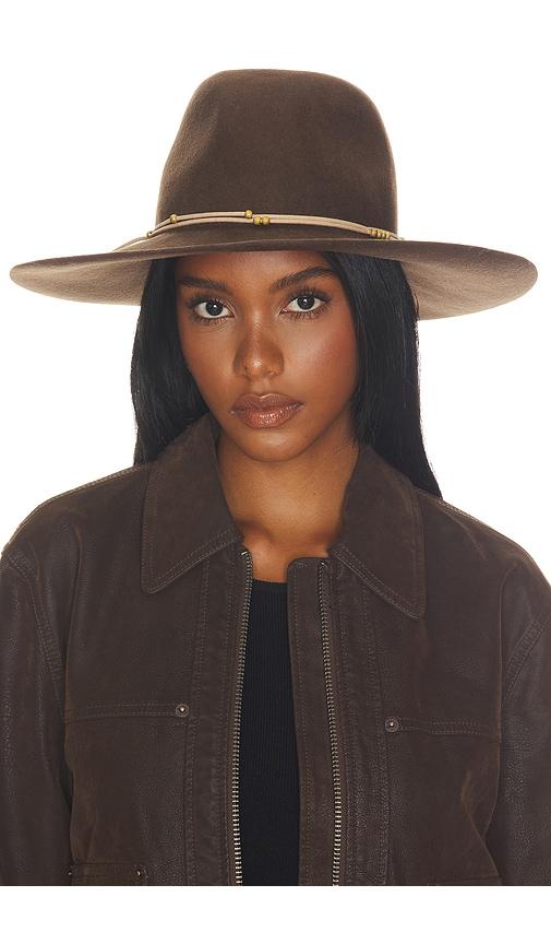 hat attack mountain cowgirl hat in chocolate.