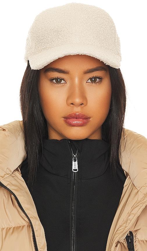 hat attack sherpa cap in cream.
