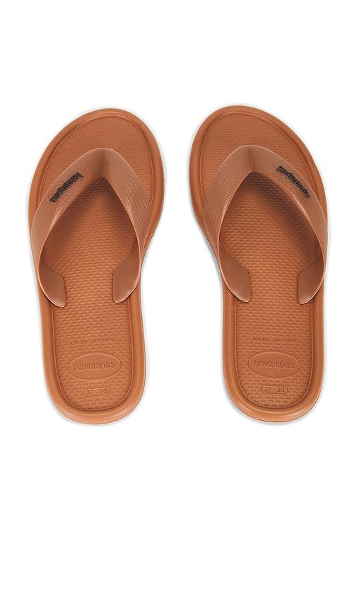 havaianas puffed up sandal in brown. - size 35/36 (also in 39/40)